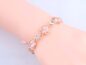 Fashion Party Jewelry Set Pink/Beige Cat Eye Opal Rhinestone Tulip Flower Necklaces Earrings Bracelets Sets - Image 8