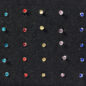 Rhinestone nose ring Of Women Lady Piercing Nose Stud Pin Silver Elegant Body - Image 5