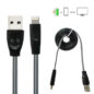 LED Light 8pin Micro USB Data Sync Charging Charger Cable Cord Wire For Apple iPhone 6 6s 5 5s iPod touch5 - Image 2