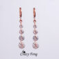Crazy Feng Fashion Long Drop Earrings For Women 18K Gold plated - Image 8