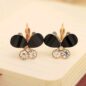 Crystal butterfly earrings - Image 2