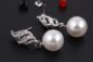 Fashion Women Necklace Earrings Jewelry Sets Crystal Gold Color Big Simulated Pearl Wedding Party Jewe - Image 5