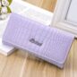 Fashion Ladies Brand Handy Long Wallet Women Luxury Leather Credit Card Holder Money Wallets and Purse - Image 2