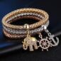 2019 hOT 3 PCS/Set Crystal Butterful Bracelet & Bangle Elastic Heart Bracelets For Women pulseira masc - Image 3