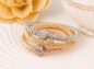 2019 hOT 3 PCS/Set Crystal Butterful Bracelet & Bangle Elastic Heart Bracelets For Women pulseira masc - Image 2