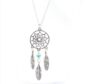 Trendy Bohemian Style Dreamcatcher Feather Wings Shaped Pendant Necklace 3 Styles - Image 2