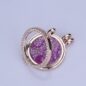Flash sale pink interchangeable trendy brand new necklaces pendants 35mm coin holder rose gold for women - Image 6