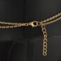 Gold Multilayer Hammer Chain Hamsa Necklace Long Strip Pendant Necklace - Image 5