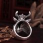 Sheep Head Shape Punk Style Men's Ring - Image 2