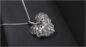 luxury Heart Pendant Chain Silver Plated - Image 2