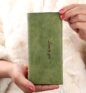 Fashion Brand Luxury Women Long Wallet NO Zipper New Popular Scrub Female Purse Casual - Image 5