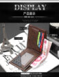 Fashion New Quality Pu Leather Men's Wallet 2 Folds Short Portable 4 Colors Credit Card Holder Purse Wallet - Image 5