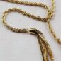 Korean Fashionable Upscale Women Gold Plated multilayer Tassel Long Necklace - Image 4