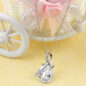 Lady Imitate Rhinestone Chain Crystal Necklace Pendant - Image 3
