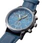 Luxury Fashion Crocodile Faux Leather Mens Analog Watch Blue - Image 3