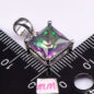 Rose Rainbow Topaz Pendant 925 Sterling Silver Newest Fashion Attractive Jewelry Pendant - Image 2