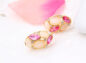 Brand Design Cute Opal Jewelry Sets Pendant Necklaces Earrings For Women Wedding Color Crystal Jewelry - Image 2
