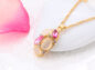 Brand Design Cute Opal Jewelry Sets Pendant Necklaces Earrings For Women Wedding Color Crystal Jewelry - Image 5