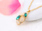 Brand Design Cute Opal Jewelry Sets Pendant Necklaces Earrings For Women Wedding Color Crystal Jewelry - Image 6