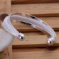 Silver Plated Color Charm Open Bracelet bangle Jewelry For Women - Image 4