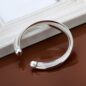 Silver Plated Color Charm Open Bracelet bangle Jewelry For Women - Image 3