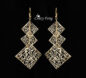 Simple Enamel 18K Gold Plated Earrings