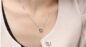 Sing Hoop Crystal Round Necklace Ring Pendant