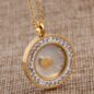 Stainless Steel Crystal Pendant Jewelry fashion necklaces for women