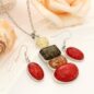 New Manmade Amber Jewelry Sets Necklace and Earring Set sieraden Sets parure bijoux femme African Necklace - Image 3