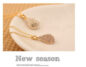 Water droplets studded short clavicle Necklace - Image 3