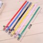 Dog and cat pet dog collar with traction rope necklace collar size can be adjusted small bells