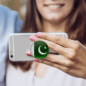 Pakistan Flag Pattern Design PopSockets For Mobiles - Image 2
